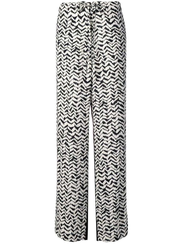 Haider Ackermann Bi-material Trousers - White