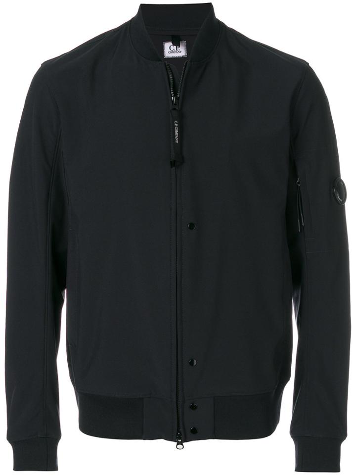 Cp Company Fitted Bomber Jacket - Black