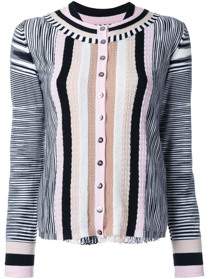 Missoni Striped Two Piece Set, Women's, Size: 40, Black, Nylon/wool