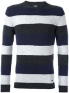 Woolrich Striped Jumper - Grey