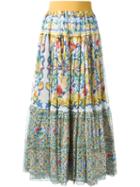 Dolce & Gabbana Majolica Print Long Skirt