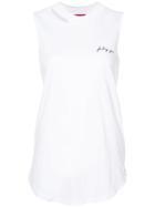 Philanthropy Logo Patch Tank Top - White