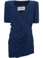 Gianfranco Ferre Vintage Jacket And Skirt Suit, Women's, Size: 44, Blue