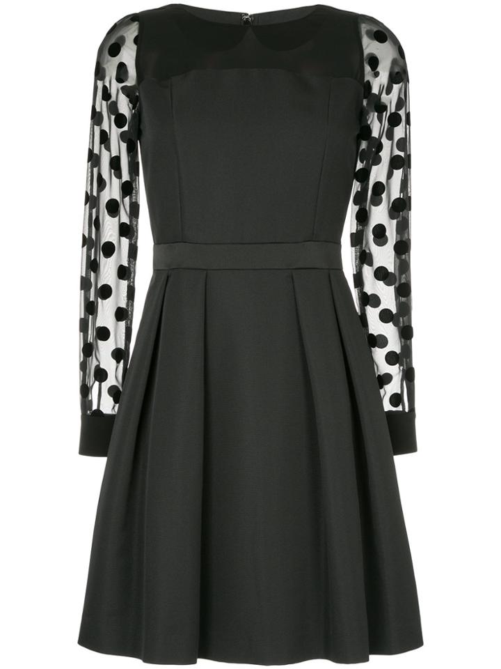 Guild Prime Polka Dot Detail Dress - Black