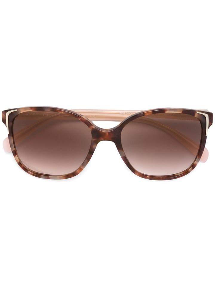 Prada Eyewear Tortoiseshell Frame Sunglasses - Brown