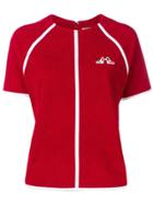 Maison Kitsuné Terry Cloth Fox Top - Red