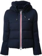 Loveless Zipped Puffer Jacket, Women's, Size: 3, Blue, Polyester/rayon