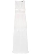 Murmur Sheer Maxi Dress - White