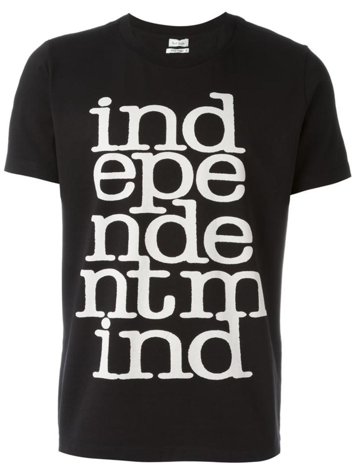Paul Smith 'independent Mind' Print T-shirt