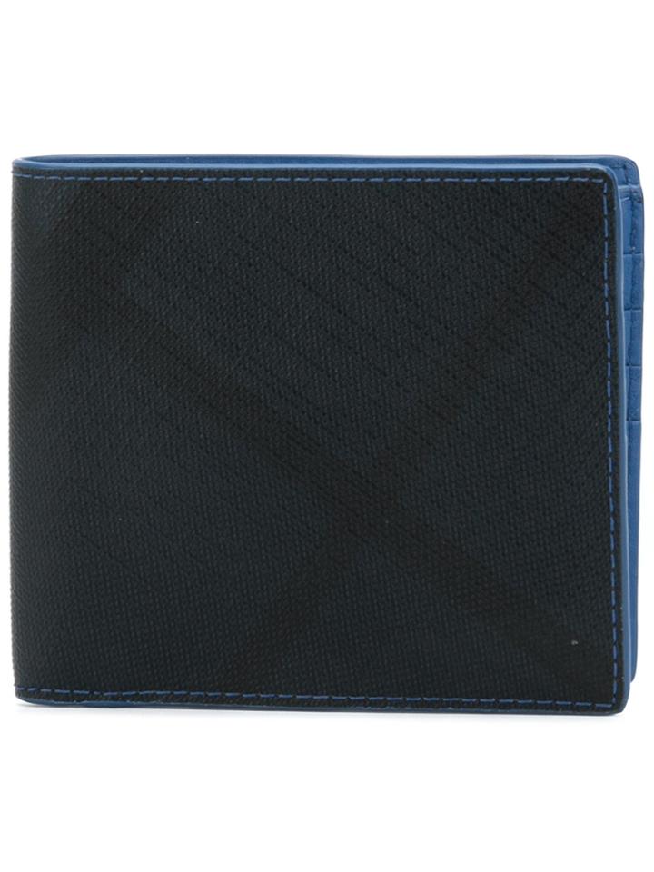 Burberry House Check Wallet - Blue