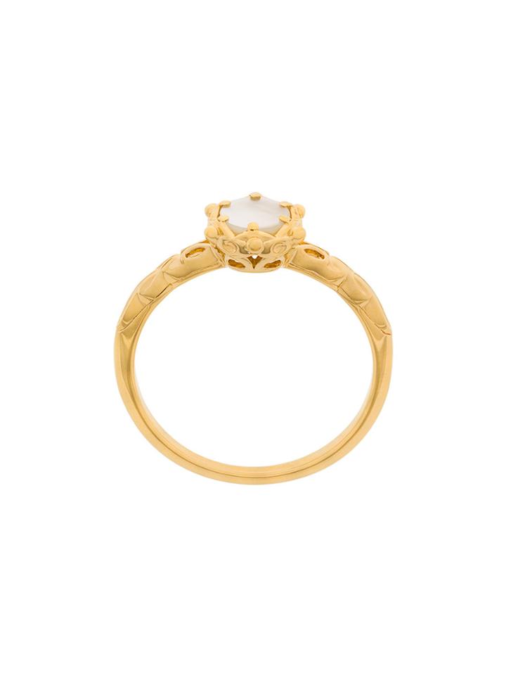 Astley Clarke Mother Of Pearl Floris Ring - Metallic