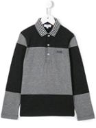 Boss Kids Colour Block Polo Shirt, Boy's, Size: 12 Yrs, Grey