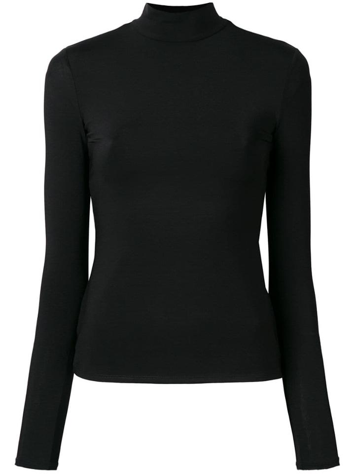 The Row Turtle Neck Slim Jumper - Black