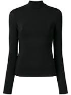The Row Turtle Neck Slim Jumper - Black