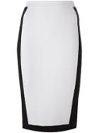 Balmain Pencil Skirt, Women's, Size: 38, White, Polyamide/spandex/elastane/viscose