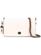 Coach - Chain Strap Crossbody Bag - Women - Leather - One Size, Women's, Nude/neutrals, Leather