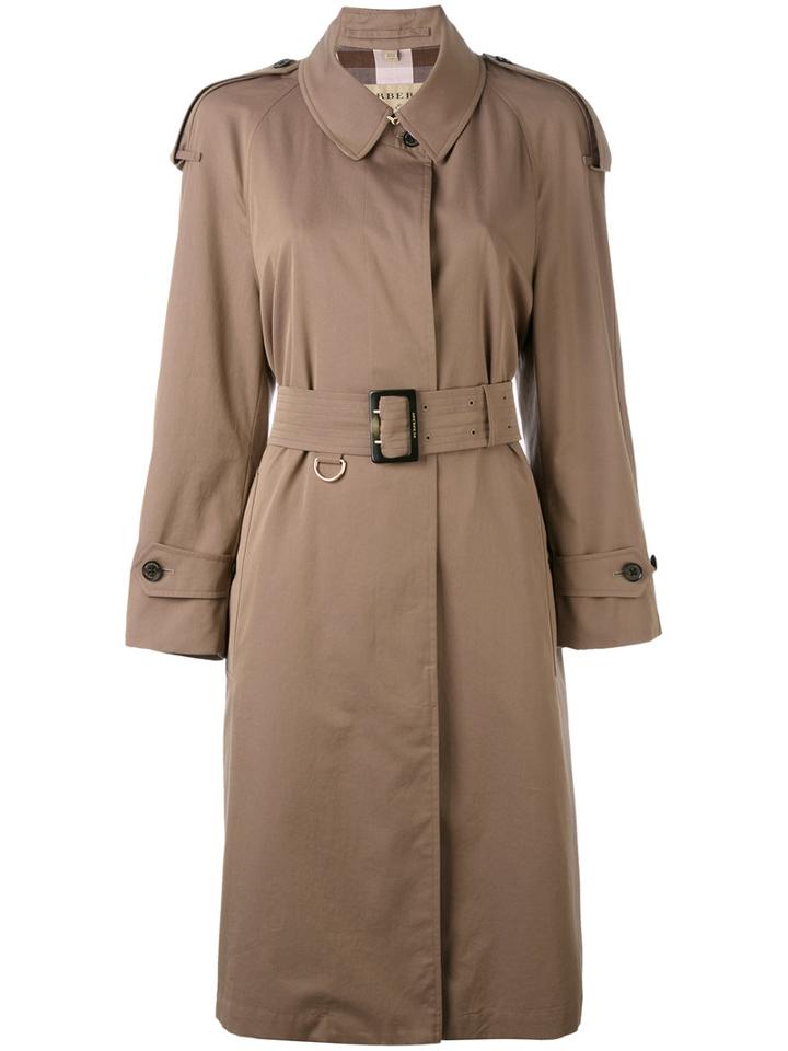 Burberry - Trench Coat - Women - Cotton - 6, Brown, Cotton