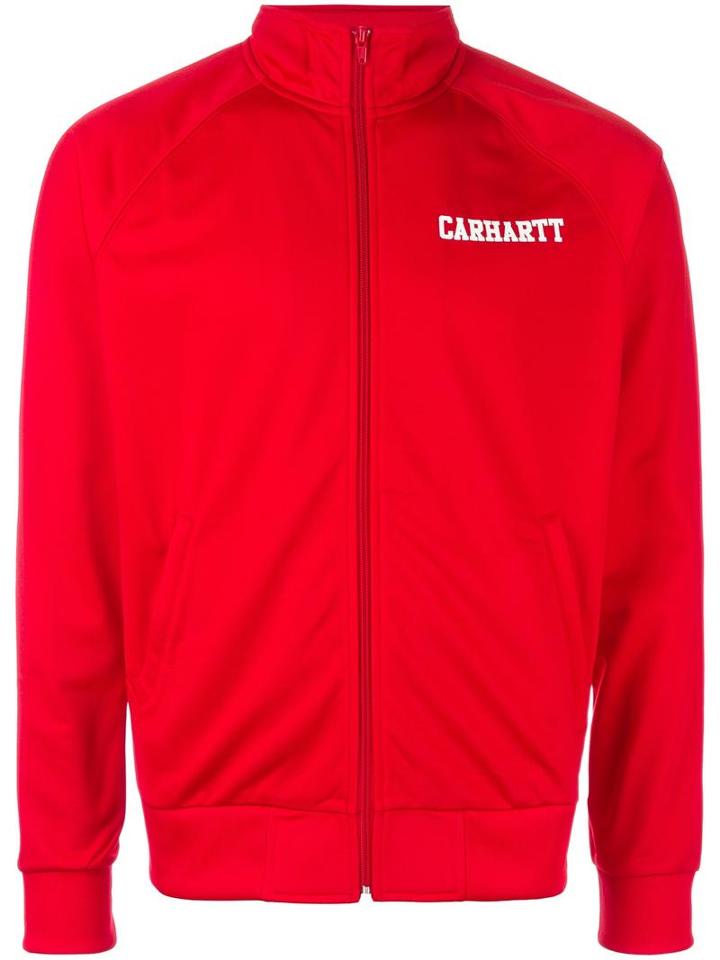 Carhartt Logo Print Bomber Jacket, Men's, Size: Xs, Red, Polyester
