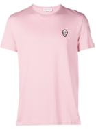 Alexander Mcqueen Skull Patch T-shirt - Pink & Purple