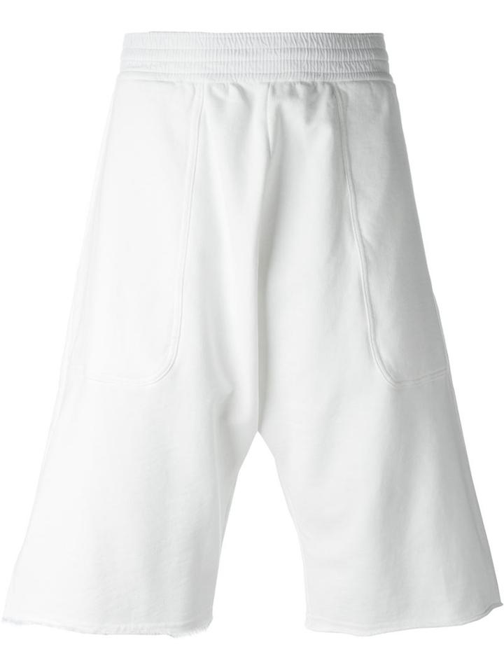 Damir Doma Pumis Track Shorts, Men's, Size: M, White, Cotton