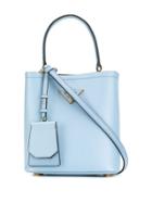 Prada Triangle Logo Handbag - Blue