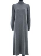 Lamberto Losani Turtleneck Dress - Grey