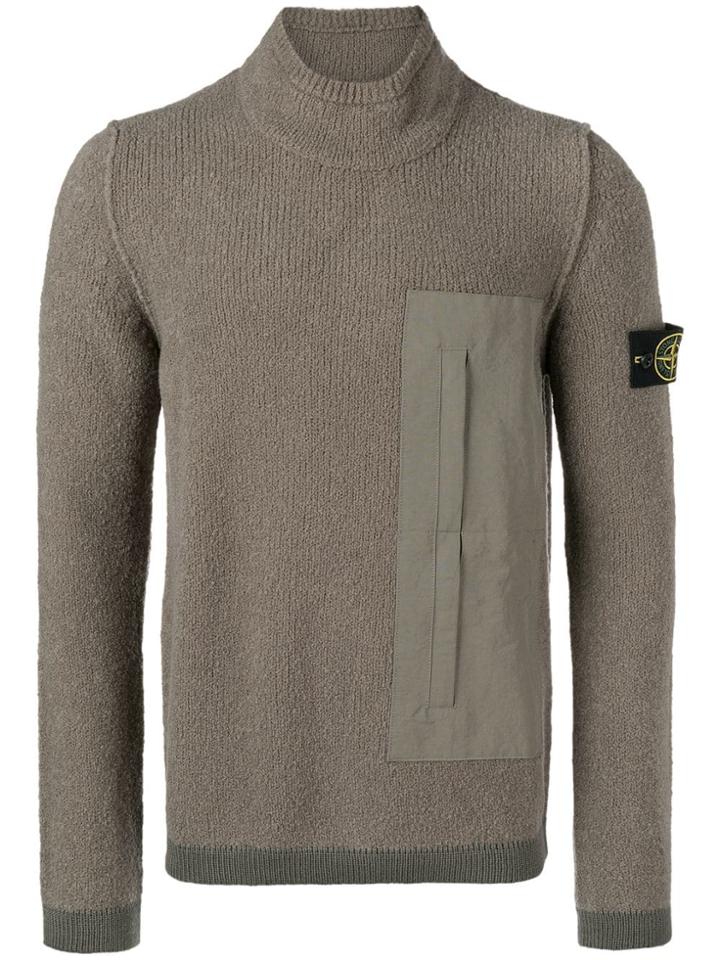 Stone Island Turtleneck Jumper - Green