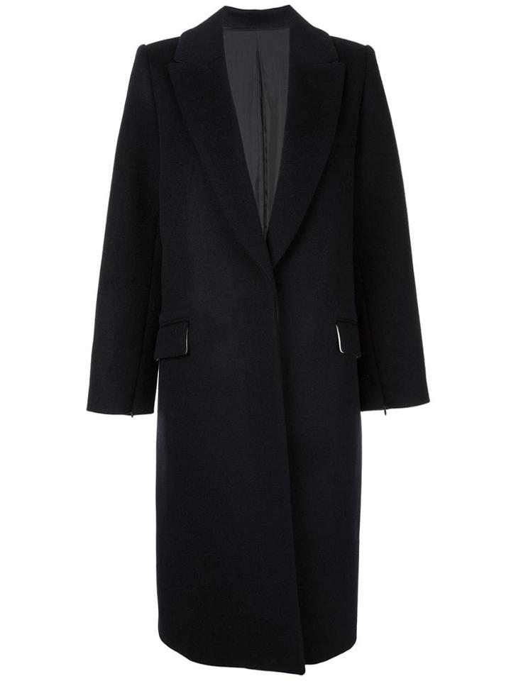 Le Ciel Bleu Single Breasted Coat - Blue