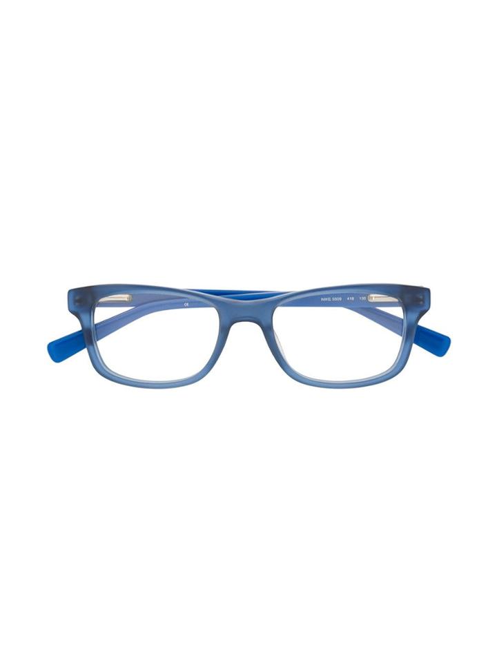 Nike Kids Teen Rectangle Frame Glasses - Blue