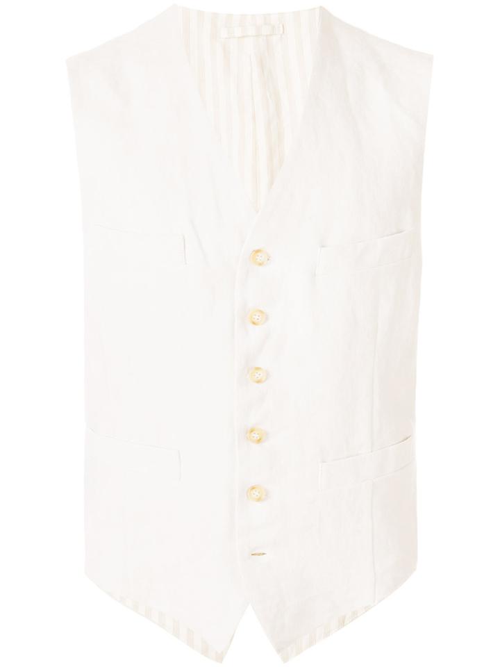 Fortela Tailored Waistcoat - Nude & Neutrals