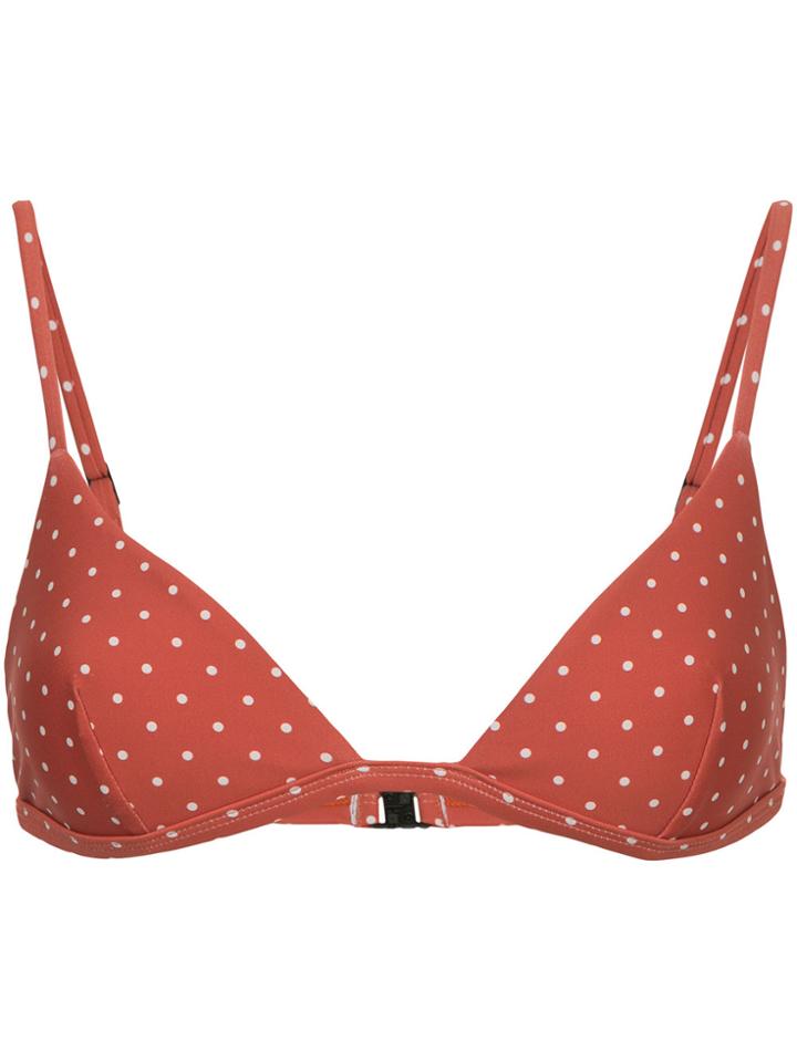 Matteau Petite Triangle Bikini Top - Yellow & Orange
