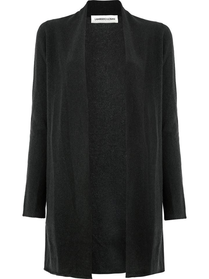 Lamberto Losani Long Cardigan - Black