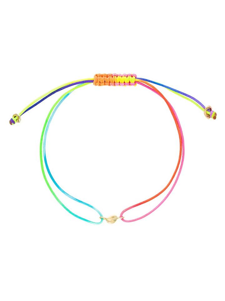 Natasha Collis Handmade 18kt Yellow Gold Nugget Friendship Bracelet, Women's