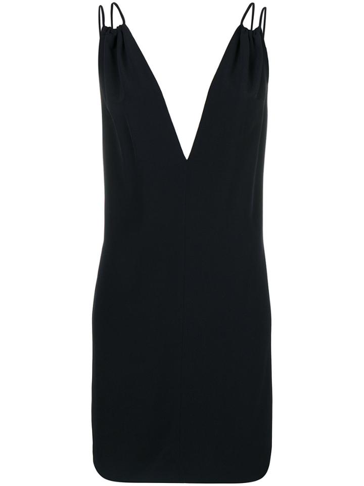 Victoria Victoria Beckham Classic Fitted Mini Dress - Blue