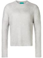 Paura Tevrat Brushed Sweater - Grey