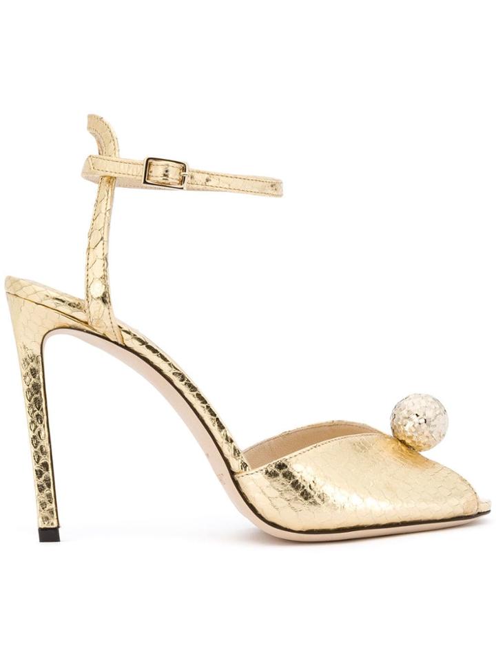 Jimmy Choo Sacora Sandals - Metallic