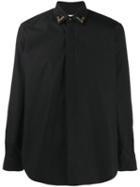 Saint Laurent Embellished Collar Shirt - Black
