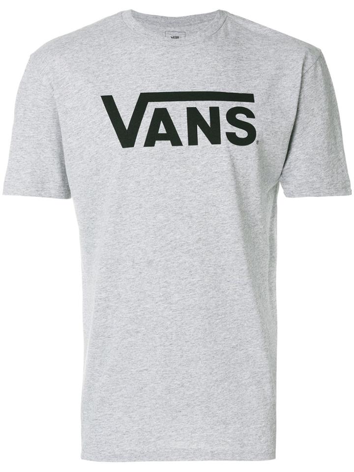 Vans Logo Printed T-shirt - Grey