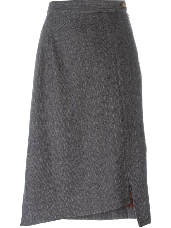Vivienne Westwood Red Label Striped Asymmetric Skirt