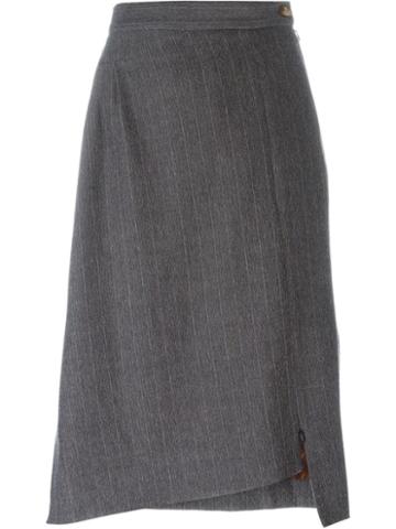 Vivienne Westwood Red Label Striped Asymmetric Skirt