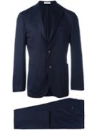 Boglioli Classic Formal Suit, Men's, Size: 48, Blue, Spandex/elastane/acetate/cupro/virgin Wool