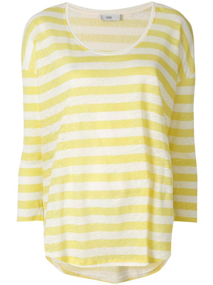 Closed Casual Striped Jumper - Yellow & Orange