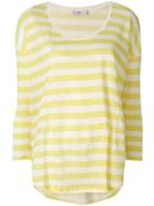 Closed Casual Striped Jumper - Yellow & Orange