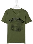 Zadig & Voltaire Kids Logo T-shirt - Green