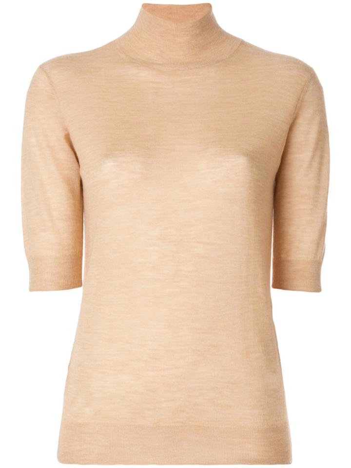 Joseph Cashmere Roll-neck Jumper - Nude & Neutrals