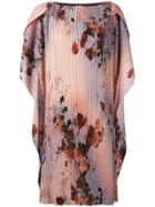 Antonio Marras Floral Print Dress - Pink & Purple