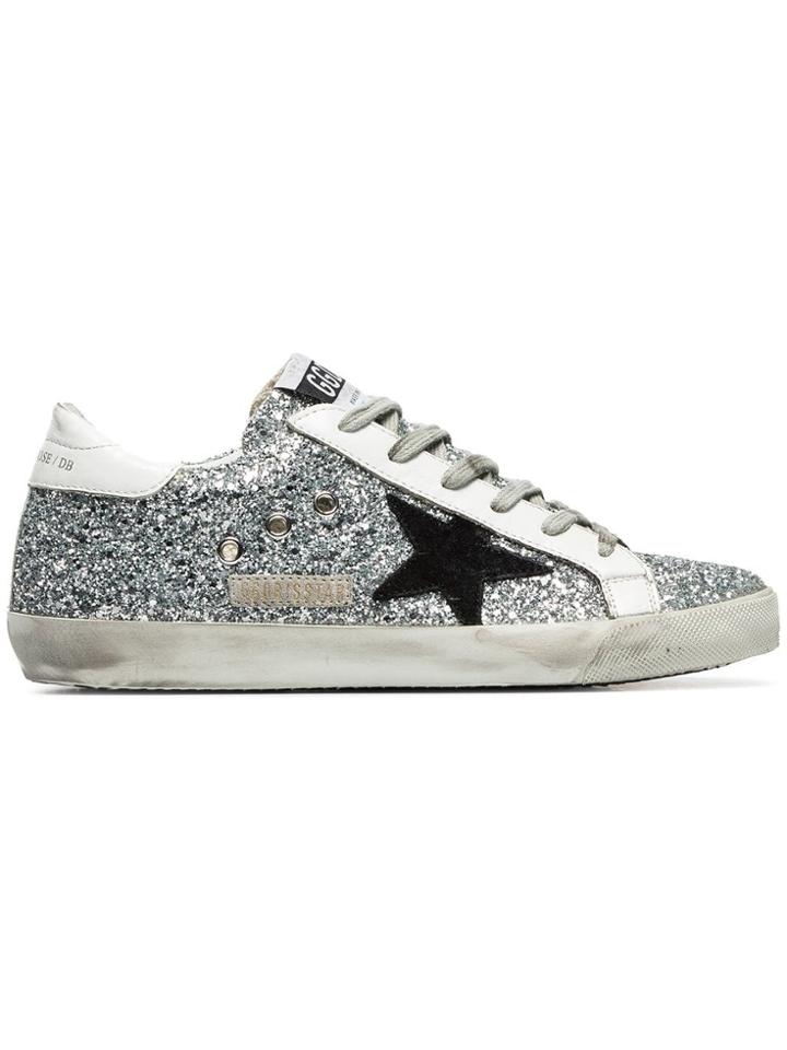 Golden Goose Deluxe Brand Gg Superstar Glttr Lt Snkr - Metallic