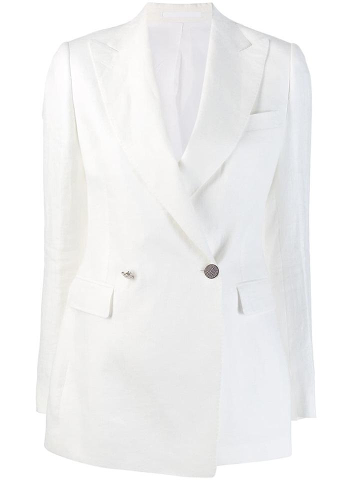 Tagliatore Double-breasted Jacket - White
