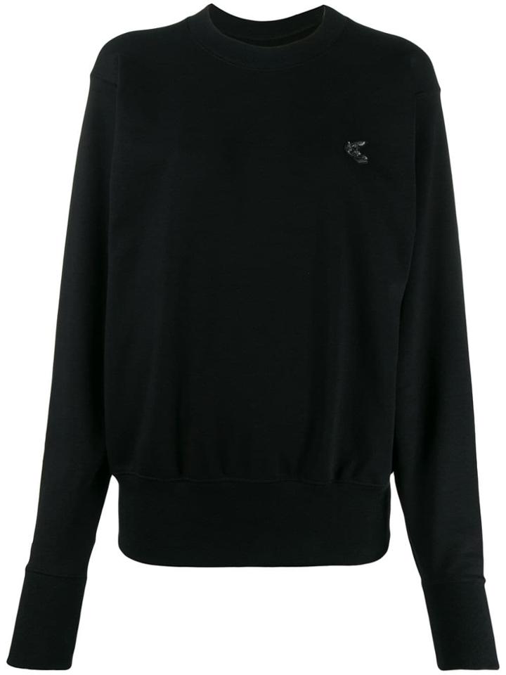 Vivienne Westwood Anglomania Logo Patch Sweatshirt - Black