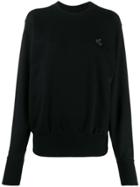 Vivienne Westwood Anglomania Logo Patch Sweatshirt - Black